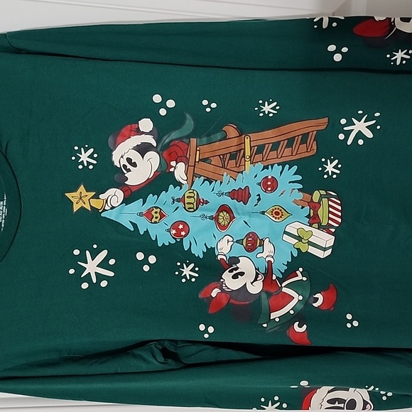 Disney Mickey & Minnie Christmas Tree Long Sleeve Tee - Picture 3 of 8